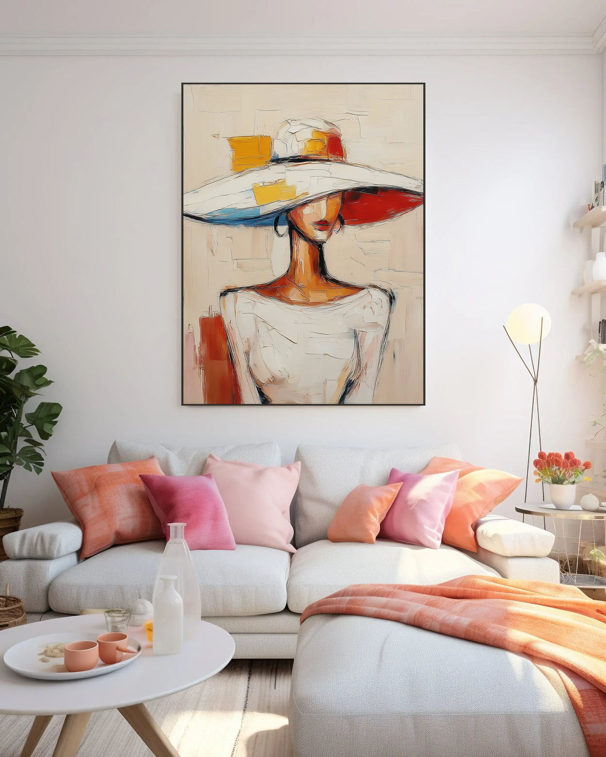 Textured Portrait Wall Art No.008