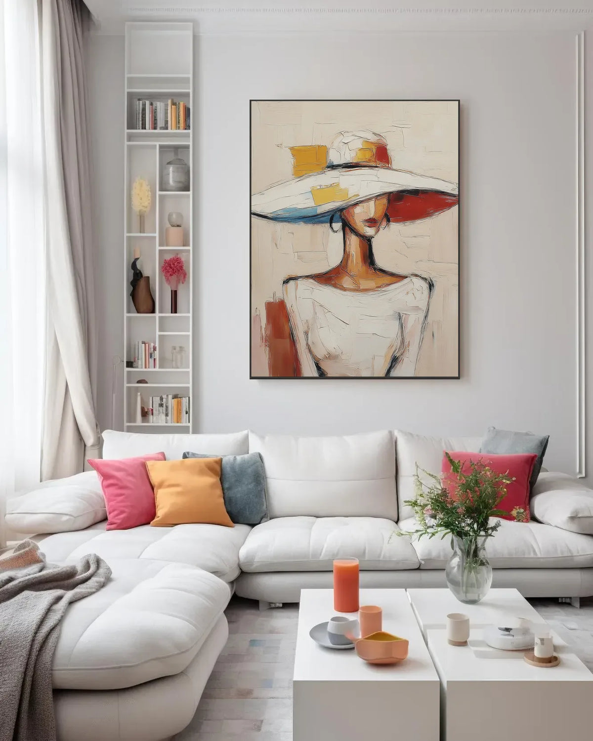 Textured Portrait Wall Art No.008
