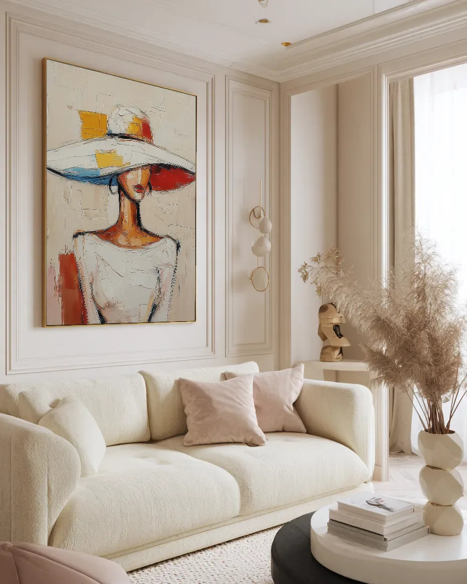 Textured Portrait Wall Art No.008