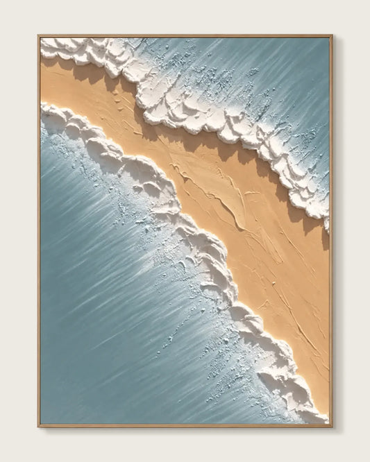 Tide Channel Teal And Sand No.046