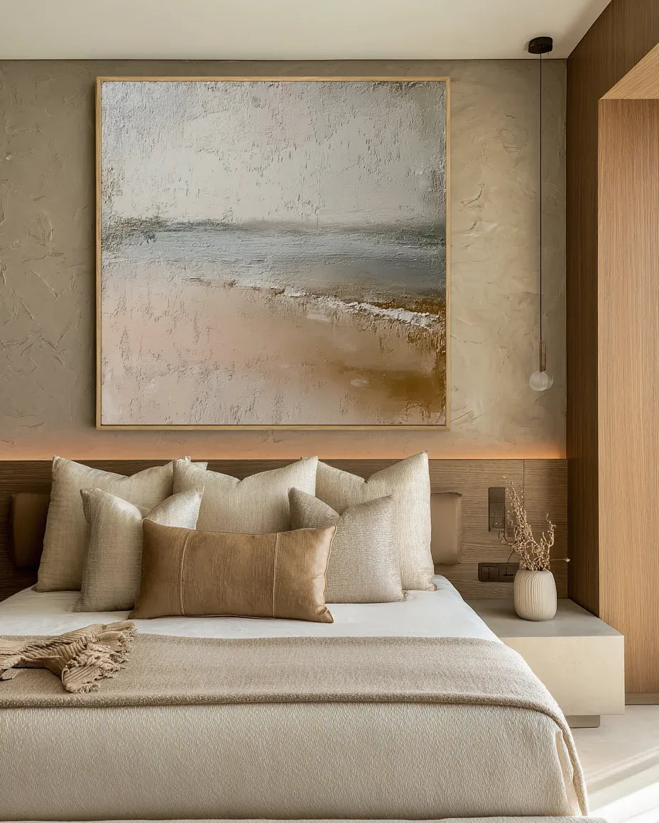 Waves Square Canvas Painting
