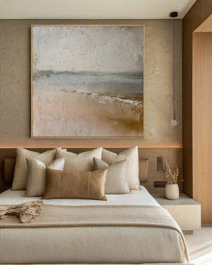Waves Square Canvas Painting