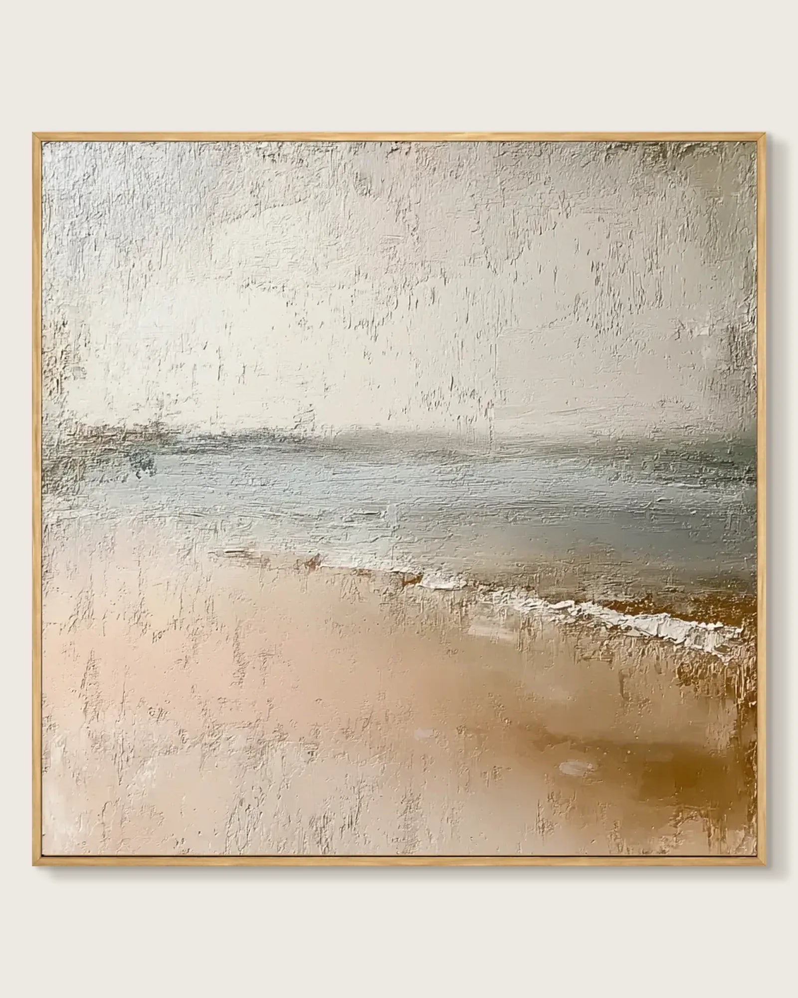 Waves Square Canvas Painting