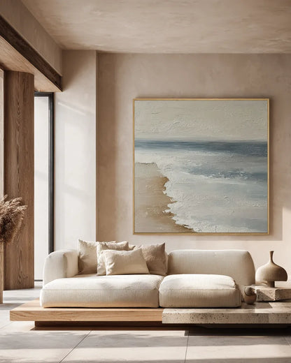 Waves Square Wall Art