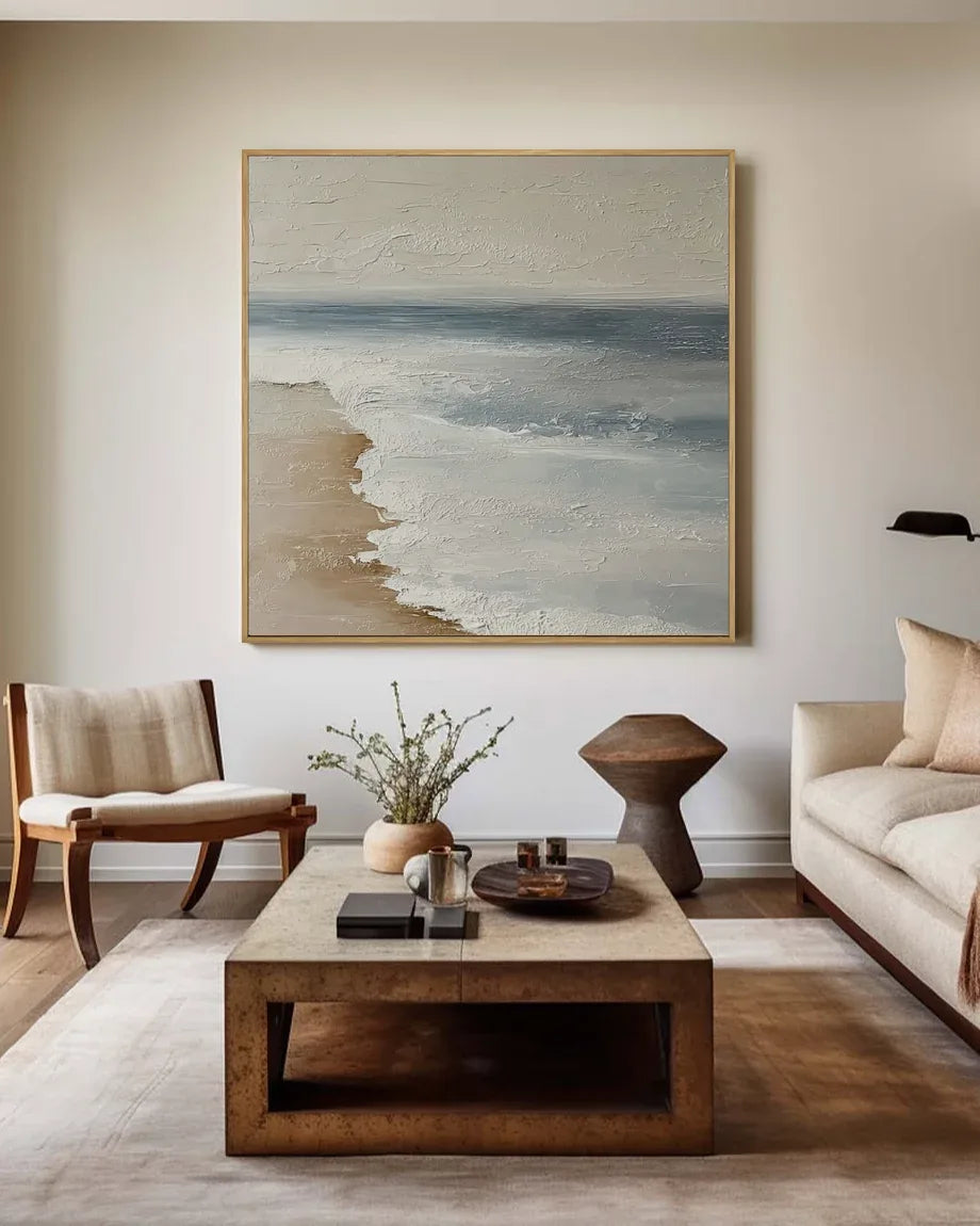 Waves Square Wall Art