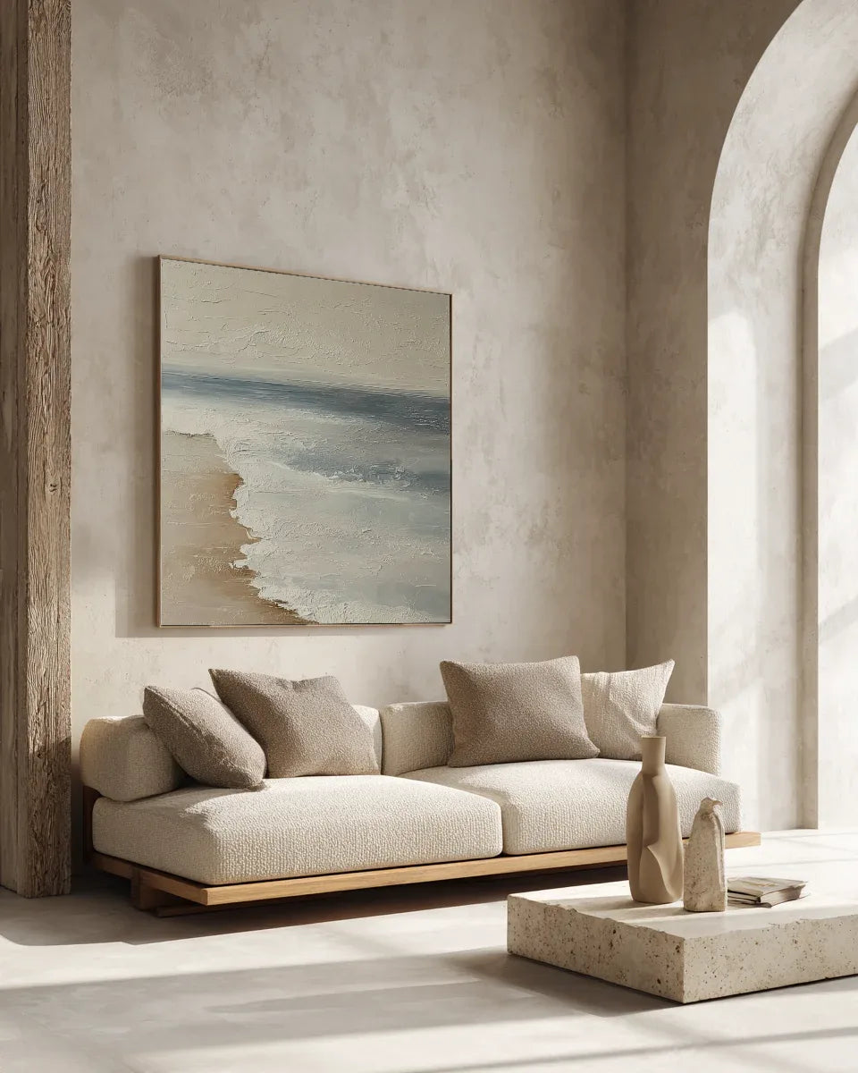 Waves Square Wall Art