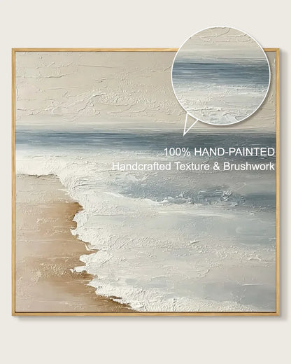 Waves Square Wall Art