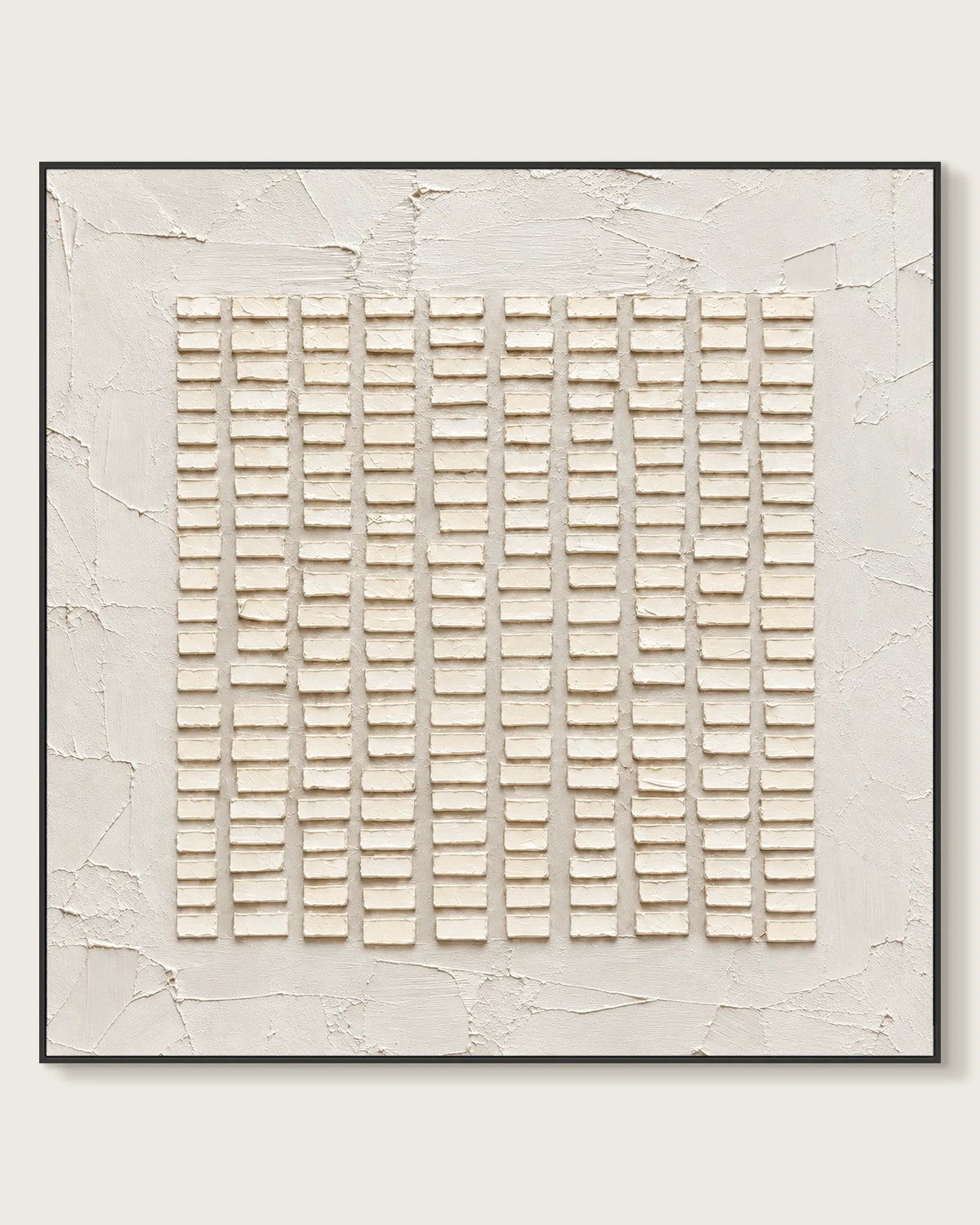 Woven Grid Ivory Ground No.022