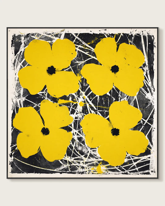 Yellow Flower Square Painting No.001